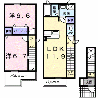 ラフレシール　ライツ 207【管理NO：1-012832201-02060】 ★家具家電は申し込み後に搬入します★ ★2026年09月下旬入居可能★の外観画像