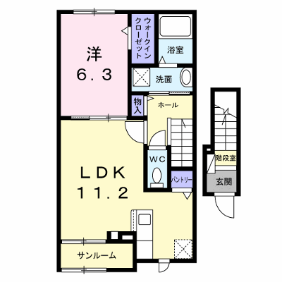 グレイス　八万 202【管理NO：1-027715801-02020】 ★家具家電は申し込み後に搬入します★ ★2027年01月下旬入居可能★の外観画像