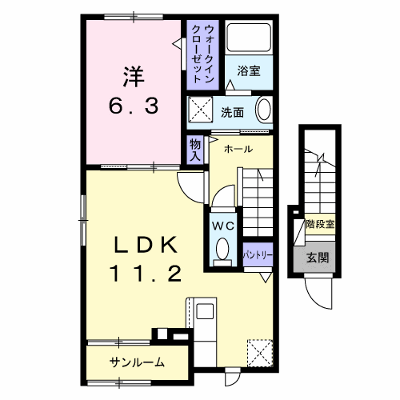 グレイス　八万 201【管理NO：1-027715801-02010】 ★家具家電は申し込み後に搬入します★ ★2027年01月下旬入居可能★の外観画像