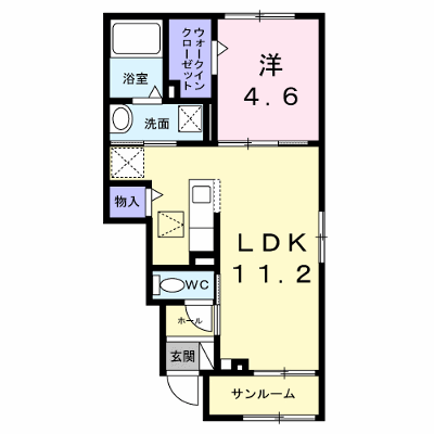 グレイス　八万 105【管理NO：1-027715801-01040】 ★家具家電は申し込み後に搬入します★ ★2027年01月下旬入居可能★の外観画像