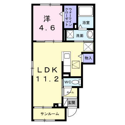 グレイス　八万 101【管理NO：1-027715801-01010】 ★家具家電は申し込み後に搬入します★ ★2027年01月下旬入居可能★の外観画像
