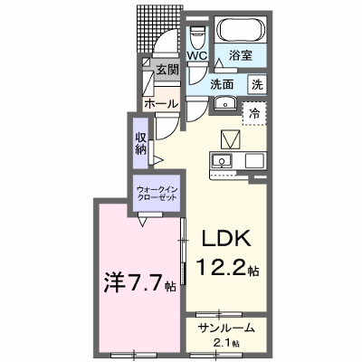 プラス　オン 102【管理NO：1-028418402-01020】 ★家具家電は申し込み後に搬入します★ ★2026年11月上旬入居可能★の外観画像