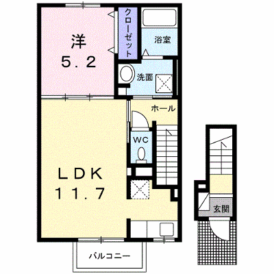 仮）西石井５丁目アパートⅠ－Ⅱ 203【管理NO：1-028251002-02030】 ★家具家電は申し込み後に搬入します★ ★2027年02月上旬入居可能★の外観画像