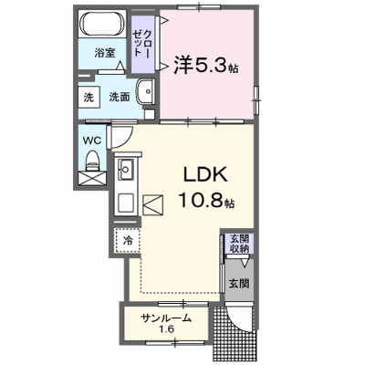 仮）西石井５丁目アパートⅠ－Ⅰ 106【管理NO：1-028251001-01050】 ★家具家電は申し込み後に搬入します★ ★2027年02月上旬入居可能★の外観画像