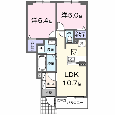 ヴィラ・マウントワン長尾Ｂ 103【管理NO：1-027693502-01030】 ★家具家電は申し込み後に搬入します★ ★2026年09月下旬入居可能★の外観画像