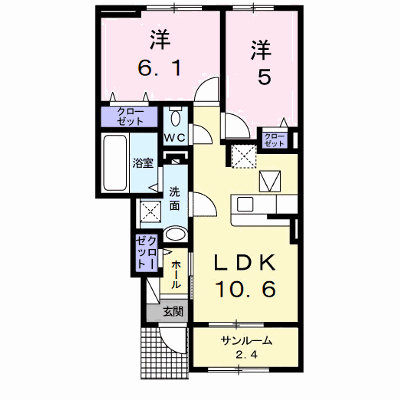 ブリーズ　ヒルズ 102【管理NO：1-025739801-01020】 ★家具家電は申し込み後に搬入します★ ★2026年10月中旬入居可能★の外観画像