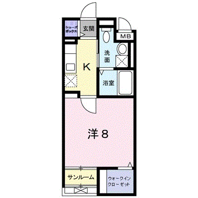 クレール壱番館 103【管理NO：1-019861201-01030】 ★家具家電は申し込み後に搬入します★の外観画像