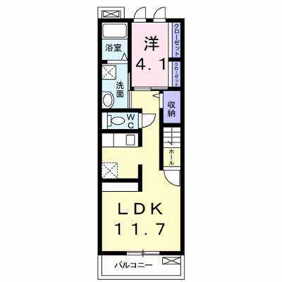 クレド 202【管理NO：1-019329801-02020】 ★家具家電は申し込み後に搬入します★ ★2026年09月中旬入居可能★の外観画像