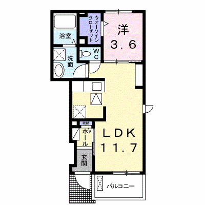 クレール北竜王町 105【管理NO：1-022362701-01050】 ★家具家電は申し込み後に搬入します★ ★2026年09月上旬入居可能★の外観画像