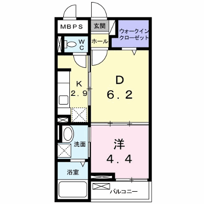 アンジュ　グリシーヌ 104【管理NO：1-019035201-01040】 ★家具家電は申し込み後に搬入します★ ★2026年09月下旬入居可能★の外観画像