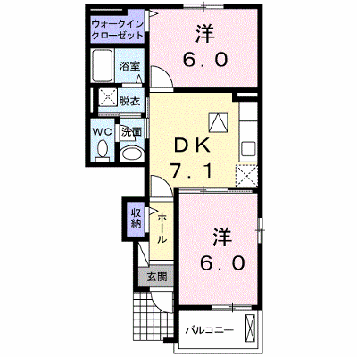 プラシードⅠ 102【管理NO：1-018021101-01020】 ★家具家電は申し込み後に搬入します★ ★2026年09月下旬入居可能★の外観画像