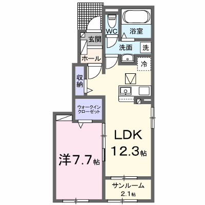サニーレジデンス松尾　八番館 101【管理NO：1-028871702-01010】 ★家具家電は申し込み後に搬入します★ ★2027年01月下旬入居可能★の外観画像