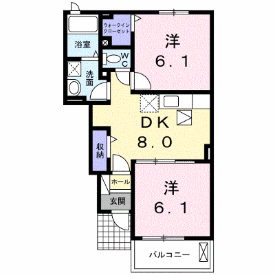 アンジュ桜 102【管理NO：1-020630301-01020】 ★家具家電は申し込み後に搬入します★ ★2026年09月下旬入居可能★の外観画像