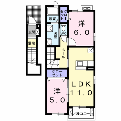 エテルノ 201【管理NO：1-018969801-02010】 ★家具家電は申し込み後に搬入します★ ★2026年09月下旬入居可能★の外観画像