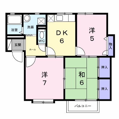 グレイスコートⅠ 202【管理NO：1-099319201-02020】 ★家具家電は申し込み後に搬入します★ ★2026年09月上旬入居可能★の外観画像