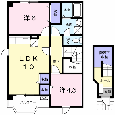 光シャトー 201【管理NO：1-010584401-02010】 ★家具家電は申し込み後に搬入します★の外観画像
