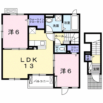 ガーデンハウス　ジラソーレ 201【管理NO：1-025620301-02010】 ★家具家電は申し込み後に搬入します★ ★2026年09月下旬入居可能★の外観画像