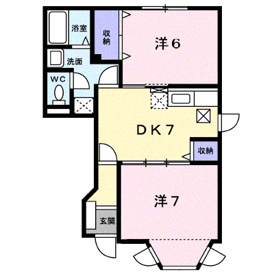 グリーンコート東館　Ｂ 102【管理NO：1-011027502-01020】 ★家具家電は申し込み後に搬入します★ ★2026年09月上旬入居可能★の外観画像