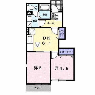 ローレルハウス 104【管理NO：1-014215801-01040】 ★家具家電は申し込み後に搬入します★ ★2026年09月中旬入居可能★の外観画像