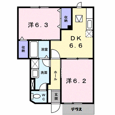 メゾンサンパティーク　Ａ 102【管理NO：1-007792101-01020】 ★家具家電は申し込み後に搬入します★ ★2026年09月下旬入居可能★の外観画像