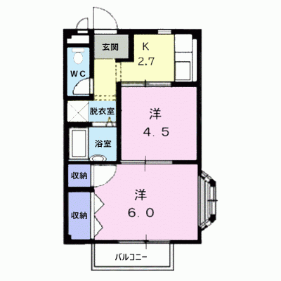 レジデンスＫ 201【管理NO：1-002258201-02010】 ★家具家電は申し込み後に搬入します★ ★2026年09月上旬入居可能★の外観画像