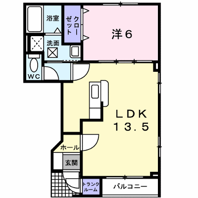 ベル・コリーヌ壱番館 103【管理NO：1-013854801-01030】 ★家具家電は申し込み後に搬入します★ ★2026年09月下旬入居可能★の外観画像