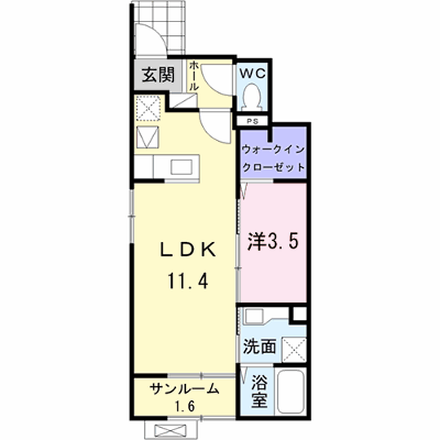 カーサ・エスペランサⅡ 102【管理NO：1-024262101-01020】 ★家具家電は申し込み後に搬入します★の外観画像