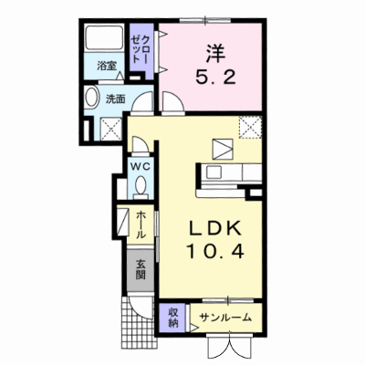 パークヒルズ新発田Ⅱ 103【管理NO：1-022680102-01030】 ★家具家電は申し込み後に搬入します★ ★2026年08月下旬入居可能★の外観画像
