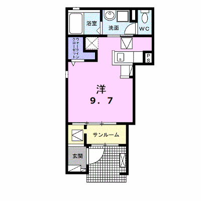 メゾン・ミニヨン 101【管理NO：1-025983601-01010】 ★家具家電は申し込み後に搬入します★ ★2026年09月上旬入居可能★の外観画像