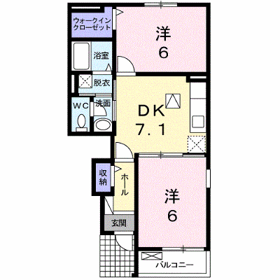 ラヴィエール富士見Ｂ 103【管理NO：1-016931202-01030】 ★家具家電は申し込み後に搬入します★の外観画像
