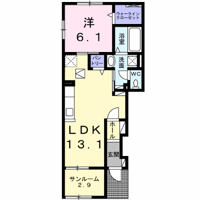 カーサ・ラッフィナート 101【管理NO：1-028812501-01010】 ★家具家電は申し込み後に搬入します★ ★2026年11月上旬入居可能★の外観画像