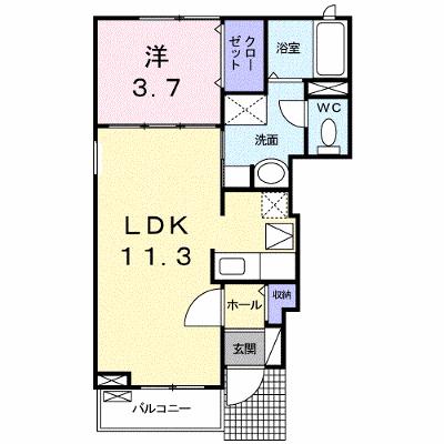 ラヴィエールかつらぎ 101【管理NO：1-019252501-01010】 ★家具家電は申し込み後に搬入します★ ★2026年10月中旬入居可能★の外観画像