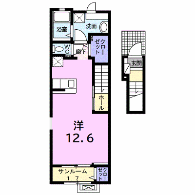 アクアレェル　ゴテンバ 206【管理NO：1-025371101-02050】 ★家具家電は申し込み後に搬入します★ ★2026年09月中旬入居可能★の外観画像