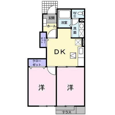リオン園原　Ⅰ 101【管理NO：1-009692601-01010】 ★家具家電は申し込み後に搬入します★ ★2026年09月中旬入居可能★の外観画像