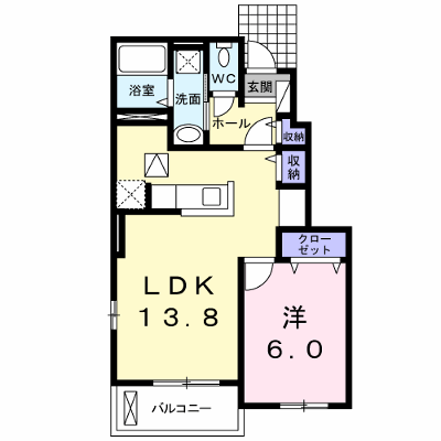 サピーⅠ 102【管理NO：1-018708901-01020】 ★家具家電は申し込み後に搬入します★ ★2026年10月中旬入居可能★の外観画像