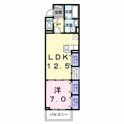 ウィズ　バディーズ 201【管理NO：1-028477201-02010】 ★家具家電は申し込み後に搬入します★ ★2026年09月下旬入居可能★の外観画像