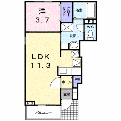 グラン・アビタシオン　Ｂ 101【管理NO：1-017166902-01010】 ★家具家電は申し込み後に搬入します★の外観画像