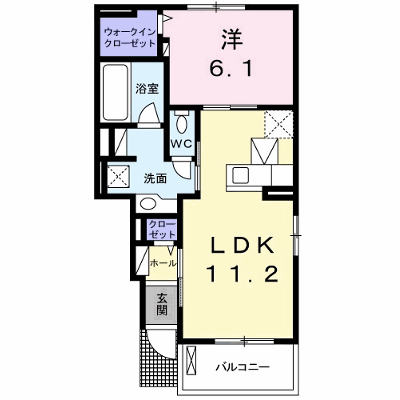 エレガンテ 102【管理NO：1-020407101-01020】 ★家具家電は申し込み後に搬入します★ ★2026年09月上旬入居可能★の外観画像