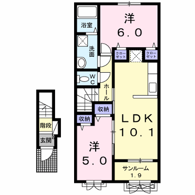 グラン　メゾン　フラン 203【管理NO：1-021525301-02030】 ★家具家電は申し込み後に搬入します★ ★2026年08月下旬入居可能★の外観画像