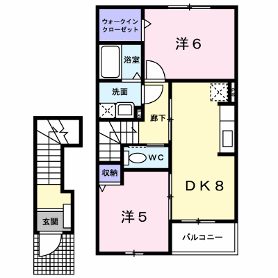 サン・ドエル 203【管理NO：1-015045501-02030】 ★家具家電は申し込み後に搬入します★ ★2026年08月下旬入居可能★の外観画像
