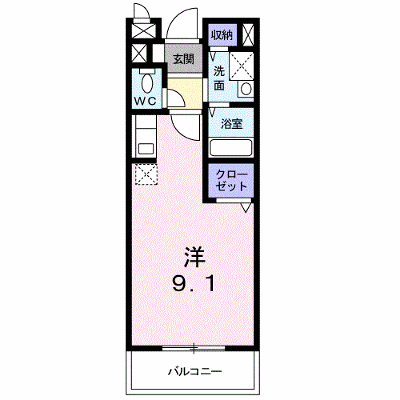 ヴィラージュ　グランドール 305【管理NO：1-012124501-03050】 ★家具家電は申し込み後に搬入します★ ★2026年09月下旬入居可能★の外観画像
