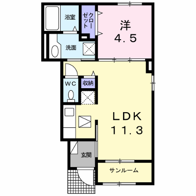 レジデンス　Ｎ　Ⅰ 102【管理NO：1-023753601-01020】 ★家具家電は申し込み後に搬入します★ ★2026年09月上旬入居可能★の外観画像