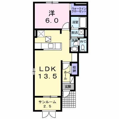 ロサージュセカンドＣ 101【管理NO：1-020517103-01010】 ★家具家電は申し込み後に搬入します★ ★2026年10月上旬入居可能★の外観画像