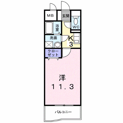 グランディールＦ 207【管理NO：1-011197601-02070】 ★家具家電は申し込み後に搬入します★ ★2026年10月中旬入居可能★の物件写真1
