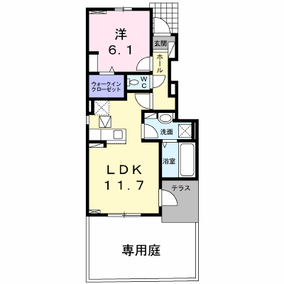 ガーデンハウス梅の里　Ｄ 104【管理NO：1-025730401-01040】 ★家具家電は申し込み後に搬入します★の外観画像