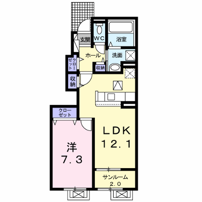 ランドマーク気比Ⅱ 102【管理NO：1-024330302-01020】 ★家具家電は申し込み後に搬入します★ ★2026年09月中旬入居可能★の外観画像