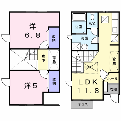 ＰａｒｔｅｒｒｅⅡ 101【管理NO：1-011595101-01010】 ★家具家電は申し込み後に搬入します★ ★2026年09月上旬入居可能★の外観画像