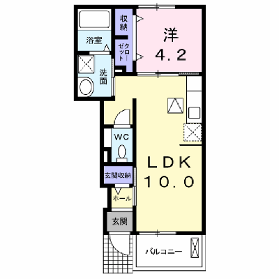 カサ・バトリョ 103【管理NO：1-021027302-01030】 ★家具家電は申し込み後に搬入します★ ★2026年09月中旬入居可能★の外観画像