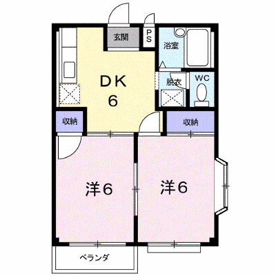 エルディム稲和Ａ 201【管理NO：1-003916201-02010】 ★家具家電は申し込み後に搬入します★の外観画像