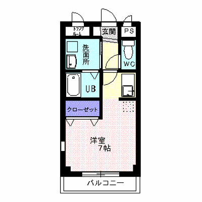 トランキールｙ 103【管理NO：1-011086601-01030】 ★家具家電は申し込み後に搬入します★の外観画像
